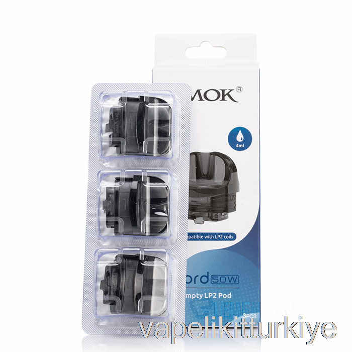 Vape Türkiye Smok Nord 50w Yedek Kapsüller [lp2] 4ml Lp2 Kapsül